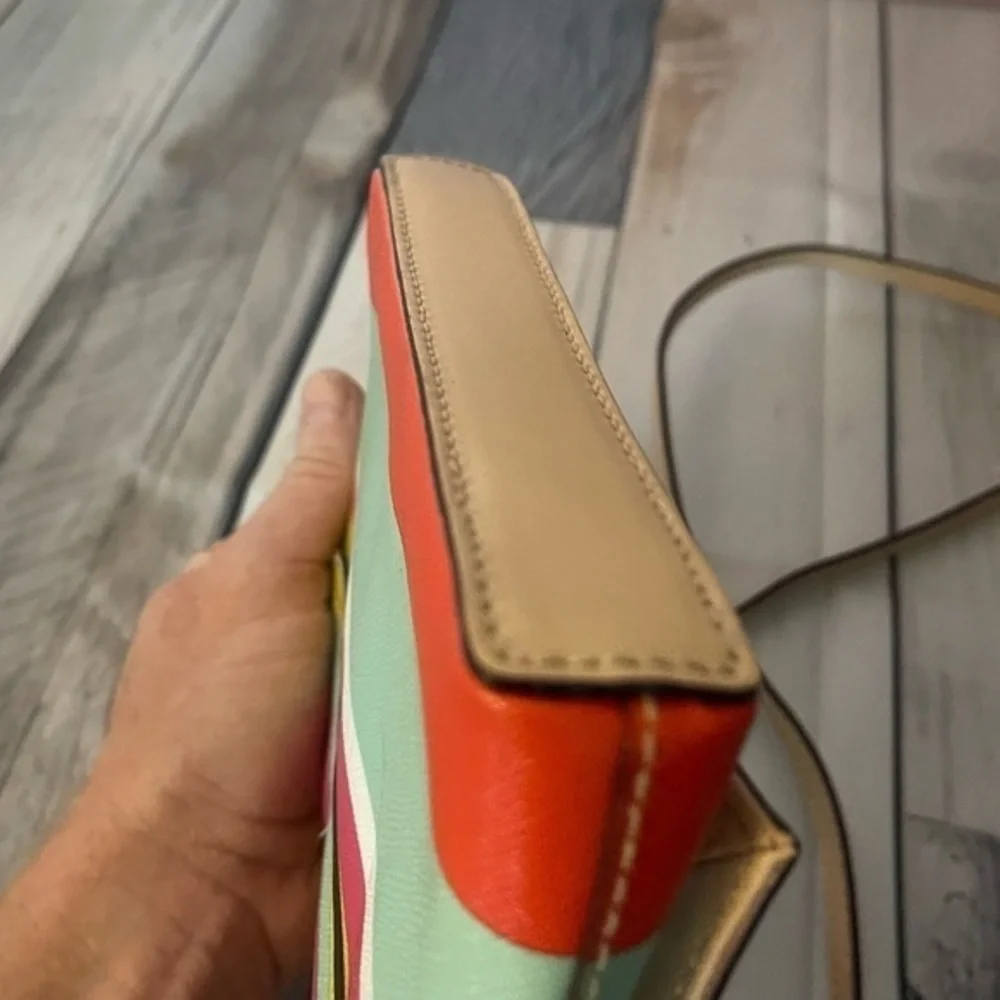 Kate Spade♠️ Multicolor striped crossbody - Eye Catching Crossbody​
